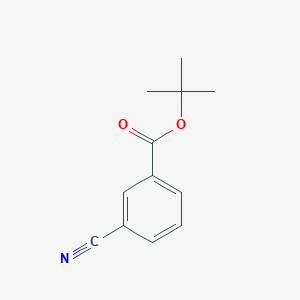 Chemical structure of tert-Butyl 3-cyanobenzoate