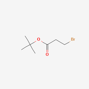 Chemical structure of tert-Butyl 3-bromopropanoate