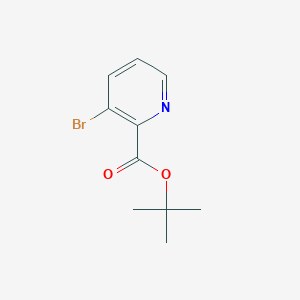 Chemical structure of tert-Butyl 3-bromopicolinate