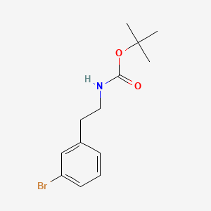 Chemical structure of Tert-Butyl 3-Bromophenethylcarbamate