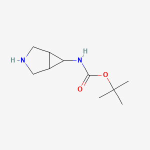 Chemical structure of 6-(BOC-amino)-3-azabicyclo[3.1.0]hexane