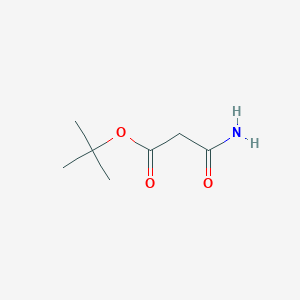 Chemical structure of BOC-acetamide