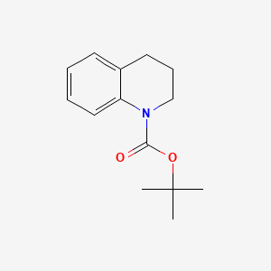 Chemical structure of tert-Butyl 3,4-dihydroquinoline-1(2H)-carboxylate