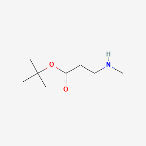 Chemical structure of tert-Butyl 3-(methylamino)propanoate