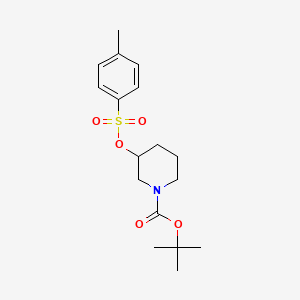 Chemical structure of tert-Butyl 3-(tosyloxy)piperidine-1-carboxylate