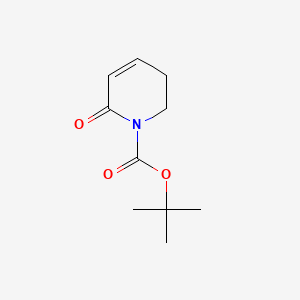 Chemical structure of tert-Butyl 2-oxo-5,6-dihydropyridine-1(2H)-carboxylate