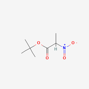 Chemical structure of tert-butyl 2-nitropropanoate