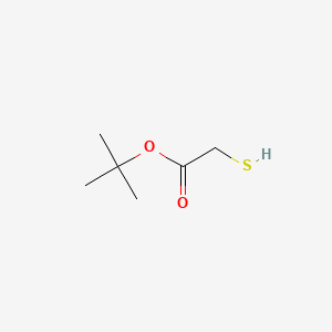 Chemical structure of tert-Butyl 2-mercaptoacetate