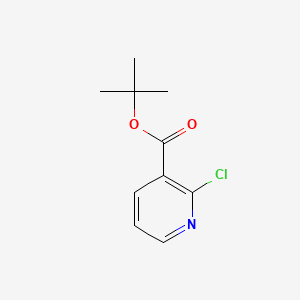 Chemical structure of tert-Butyl 2-chloronicotinate