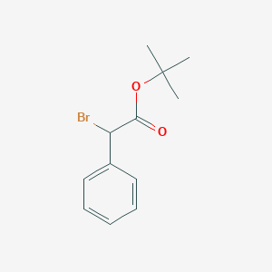 Chemical structure of tert-Butyl 2-bromo-2-phenylacetate