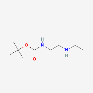 Chemical structure of Tert-Butyl 2-(Isopropylamino)Ethylcarbamate