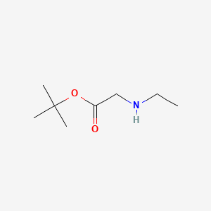 Chemical structure of tert-Butyl 2-(ethylamino)acetate