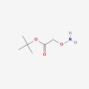 Chemical structure of tert-Butyl (aminooxy)acetate