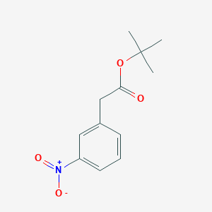 Chemical structure of tert-Butyl 2-(3-nitrophenyl)acetate