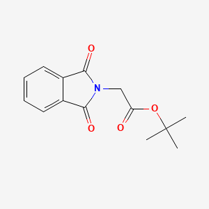 Chemical structure of N-Phthaloylglycine tert.-butyl ester