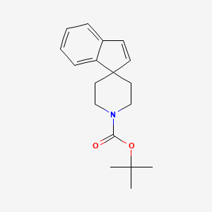 Chemical structure of Tert-butyl Spiro[indene-1,4'-piperidine]-1'-carboxylate