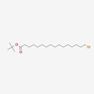 Chemical structure of tert-Butyl 16-bromohexadecanoate