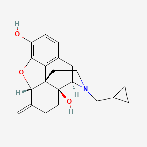 Chemical structure of tert-butyl (trans-2-(4-(benzyloxy)phenyl)cyclopropyl)carbamate