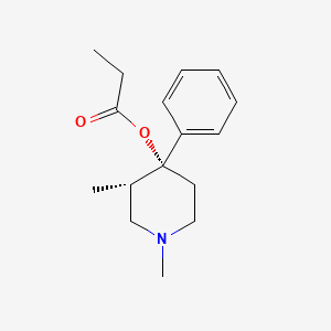 Chemical structure of tert-butyl (trans-2-(2,4-dimethylphenyl)cyclopropyl)carbamate