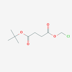 Chemical structure of tert-Butyl (chloromethyl) succinate