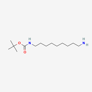Chemical structure of tert-Butyl (9-aminononyl)carbamate