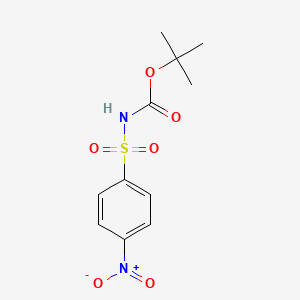 Chemical structure of N-Boc-4-nitrobenzenesulfonamide