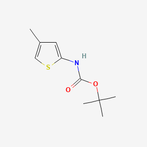 Chemical structure of 2-(Boc-amino)-4-methylthiophene