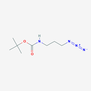 Chemical structure of tert-butyl (3-azidopropyl)carbaMate