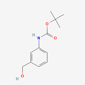 Chemical structure of tert-Butyl (3-(hydroxymethyl)phenyl)carbamate