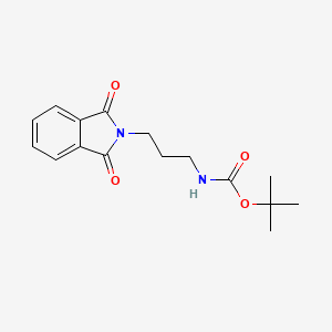 Chemical structure of tert-butyl (3-(1,3-dioxoisoindolin-2-yl)propyl)carbamate