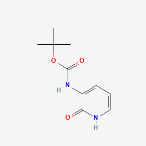 Chemical structure of tert-Butyl (2-oxo-1,2-dihydropyridin-3-yl)carbamate