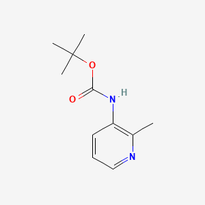 Chemical structure of tert-Butyl (2-methylpyridin-3-yl)carbamate