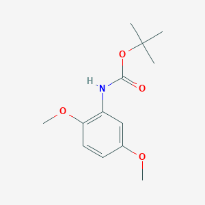 Chemical structure of tert-butyl (2,5-dimethoxyphenyl)carbamate