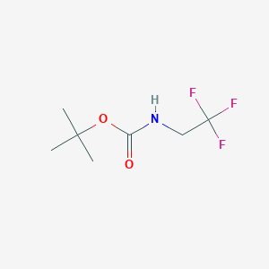 Chemical structure of tert-Butyl (2,2,2-trifluoroethyl)carbamate