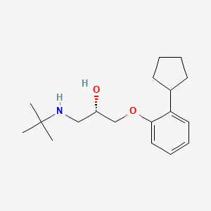 Chemical structure of tert-butyl (2-(4-(tert-butyl)phenyl)propan-2-yl)carbamate