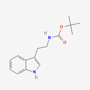 Chemical structure of Tert-butyl (2-(1H-indol-3-yl)ethyl)carbamate