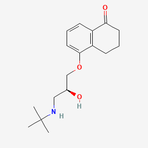 Chemical structure of tert-butyl ((4-phenyltetrahydro-2H-pyran-4-yl)methyl)carbamate