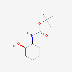 Chemical structure of tert-Butyl ((1S,2R)-2-hydroxycyclohexyl)carbamate