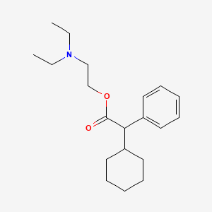 Chemical structure of tert-butyl ((1-(4-(tert-butyl)phenyl)cyclobutyl)methyl)carbamate