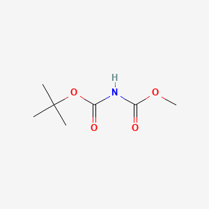 Chemical structure of tert-Butyl Methyl Iminodicarboxylate