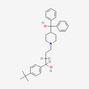 Chemical structure of Terfenadine-d3