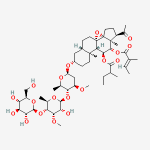 Chemical structure of Tenacissoside D