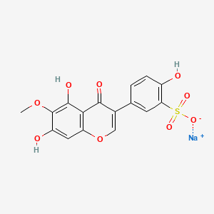 Chemical structure of Tectorigenin sodium sulfonate