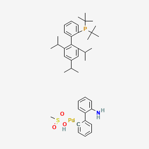 Chemical structure of TBUXPHOS PD G3 tBuXPhos Pd G3
