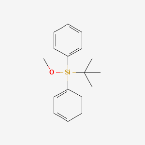Chemical structure of t-ButylDiphenylMethoxysilane