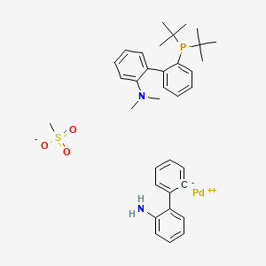 Chemical structure of t-BuDavePhos Pd G3