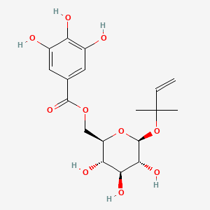 Chemical structure of Taxilluside A