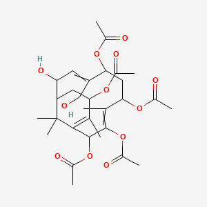 Chemical structure of Taxachitriene B