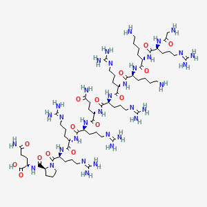Chemical structure of TAT peptide,Gly-Arg-Lys-Lys-Arg-Arg-Gln-Arg-Arg-Arg-Pro-Gln,GRKKRRQRRRPQ
