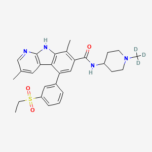 Chemical structure of TAK-901-d3